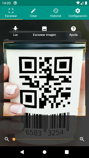 Escáner QR y de barras screenshot