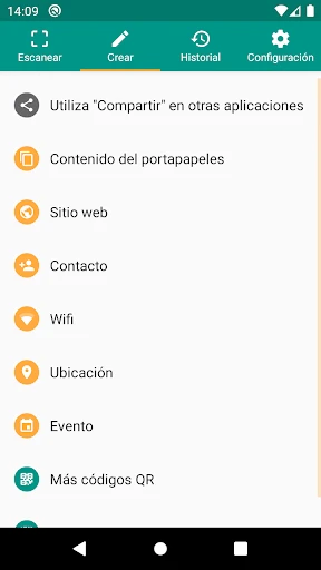 Escáner QR y de barras screenshot