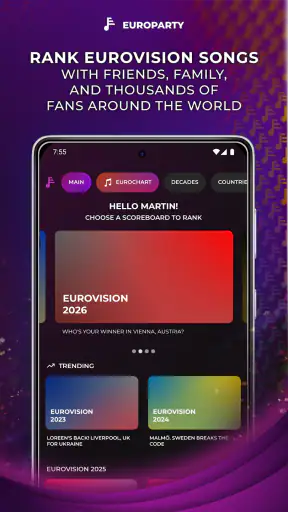 Europarty: Ranking Eurovision screenshot