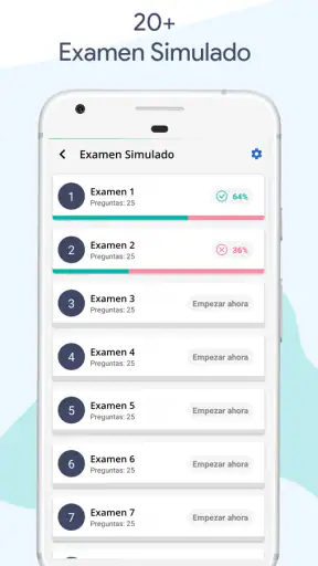 Exame de Nacionalidad Española screenshot