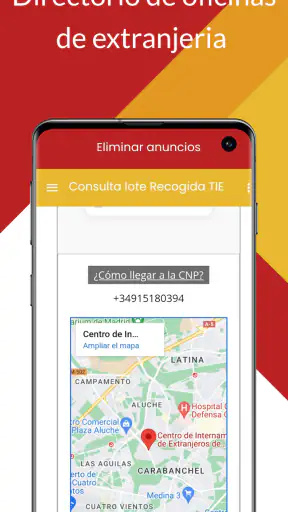 Extranjería App screenshot