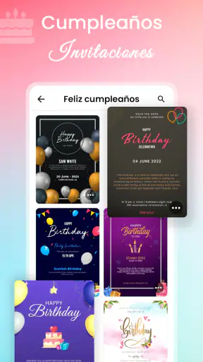 fabricante de tarjetas screenshot