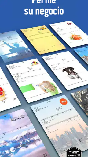 Factura y presupuesto app screenshot