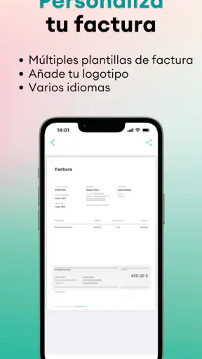 Facturación para autónomos screenshot