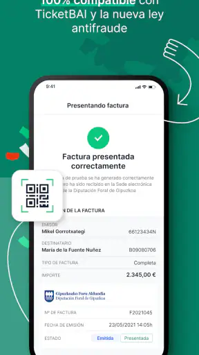 Presupuestos y facturas Billin screenshot