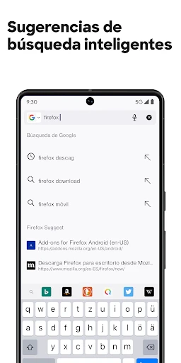 Firefox: navegador privado screenshot