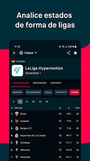 Flashscore: Resultados en vivo screenshot