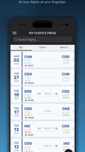 FlightLog screenshot