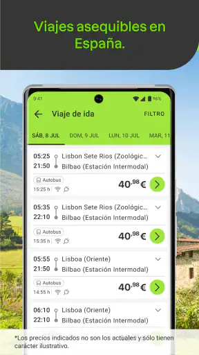 FlixBus: Viajes en Autobús screenshot
