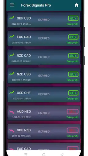 Forex Signals Pro screenshot