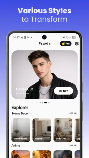Fravix - AI Photo Generator screenshot