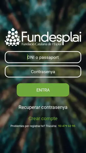 Fundesplai Inscripciones screenshot