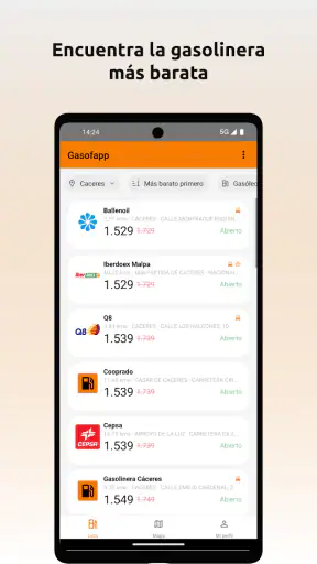 Gasofapp® - Gasolineras España screenshot