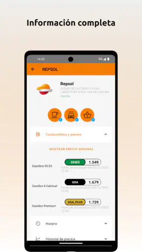 Gasofapp® - Gasolineras España screenshot