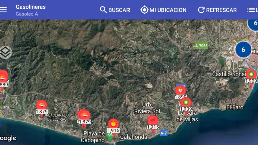 Gasolineras España screenshot