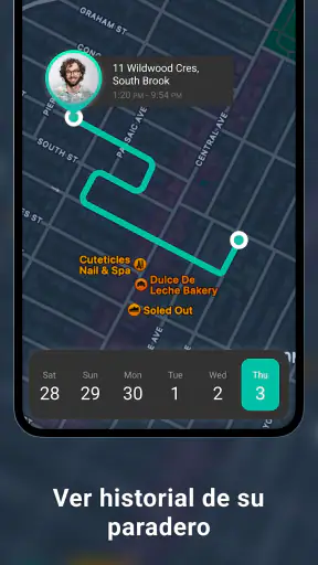 Geozilla GPS Localizador screenshot
