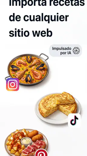 Gestor de recetas: Recipe Bro screenshot