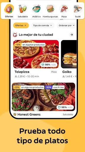 Glovo: Comida a domicilio screenshot
