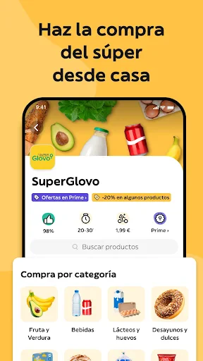 Glovo: Comida a domicilio screenshot