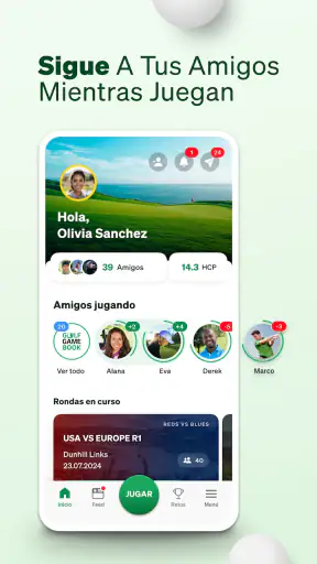 Golf GameBook Puntuación & GPS screenshot