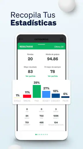 Golf GameBook Puntuación & GPS screenshot