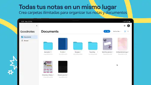 Goodnotes:AI notas, docs., PDF screenshot