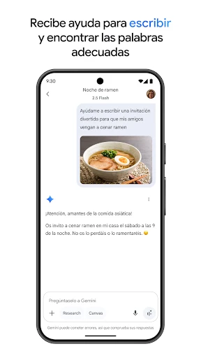 Google Gemini screenshot