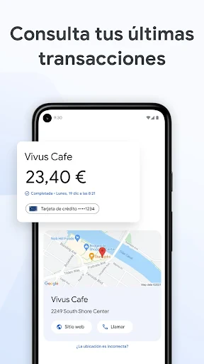 Google Wallet screenshot