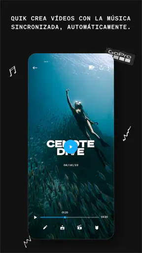 GoPro Quik: Editar videos screenshot