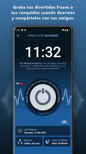 Grabador y Rastreador de Sueño screenshot