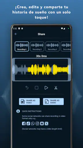 Grabador y Rastreador de Sueño screenshot