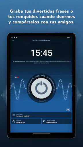 Grabador y Rastreador de Sueño screenshot