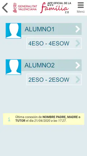 GVA Web Família 2.0 screenshot