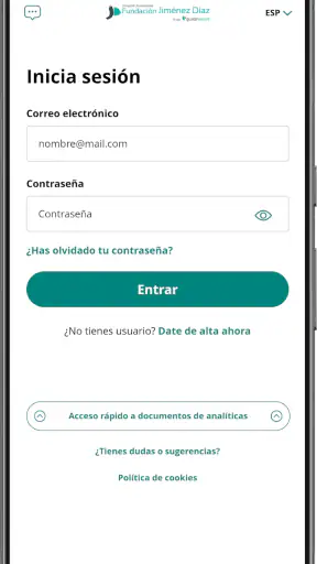 H. U. Fundación Jimenez Díaz screenshot