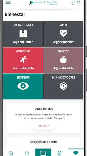 H. U. Fundación Jimenez Díaz screenshot