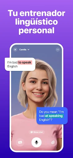 Hablar inglés Praktika screenshot