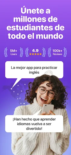 Hablar inglés Praktika screenshot