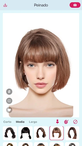 Hairstyle Try On-corte de pelo screenshot