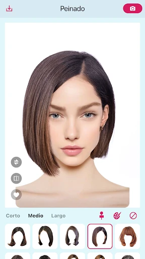 Hairstyle Try On-corte de pelo screenshot