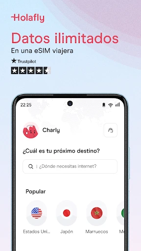 Holafly eSIM: datos ilimitados screenshot