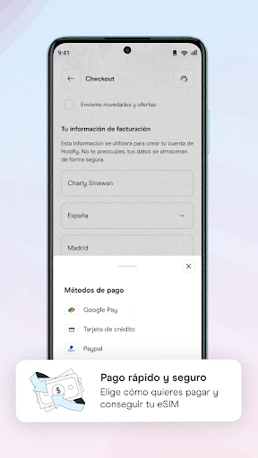 Holafly eSIM: datos ilimitados screenshot