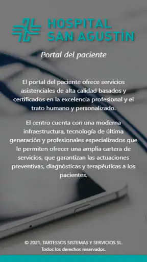 Hospital San Agustín screenshot
