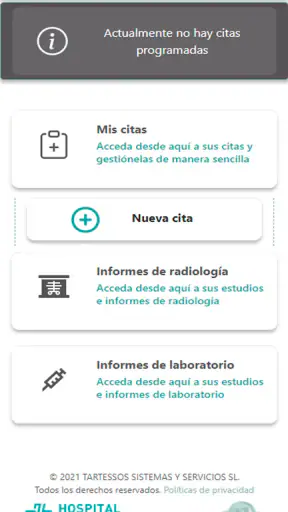 Hospital San Agustín screenshot