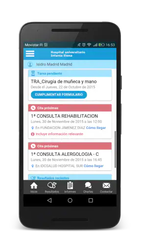 Hospital U. Infanta Elena screenshot