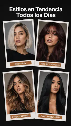 IA Color de Pelo y Peinados screenshot