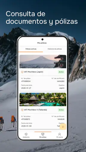 IATI - Seguros de viaje screenshot