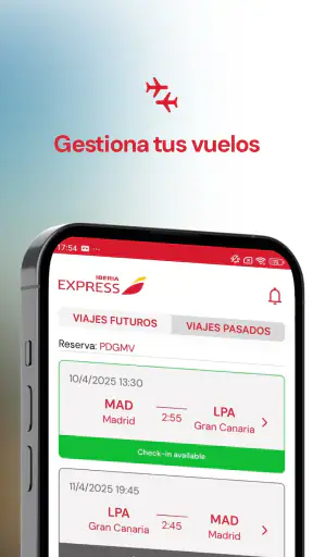 Iberia Express screenshot