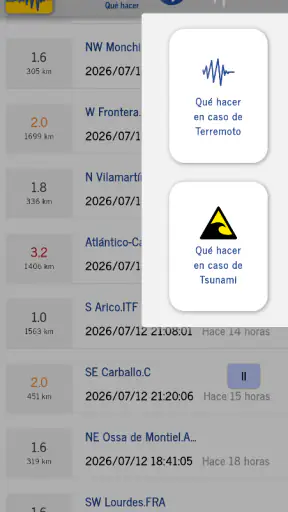 IGN Terremotos screenshot