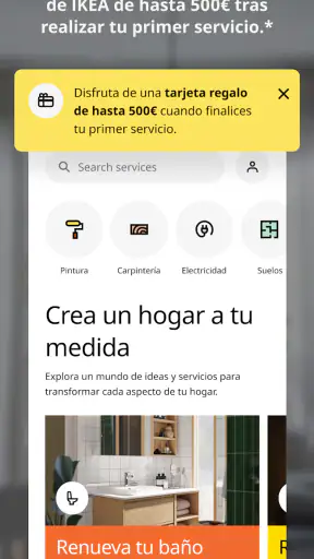 IKEA Home Services screenshot