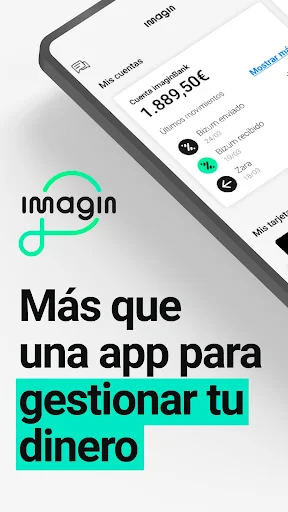 imagin: Más que un banco móvil screenshot